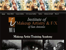 Tablet Screenshot of mua-fx-academy.com